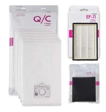 81614 - 81615 - Bc4027 Replacement Bag & Filter Kit. 6 Q/c Bags + 1 Ef-11 + 1 Cf