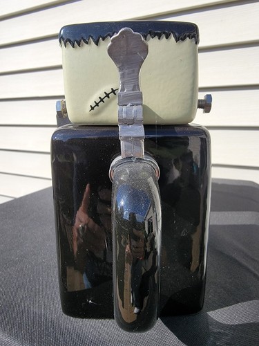 Utica Club 1ST EDITION "Frank N Stein" Schultz & Dooley Beer Stein WEBCO SARANAC - Picture 4 of 7