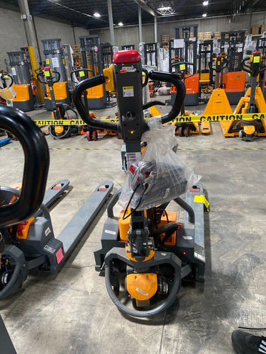 APOLLOLIFT Used 3300lb Lithium-ion Pallet Jack 48"X27" Fork Electric Pallet Jack