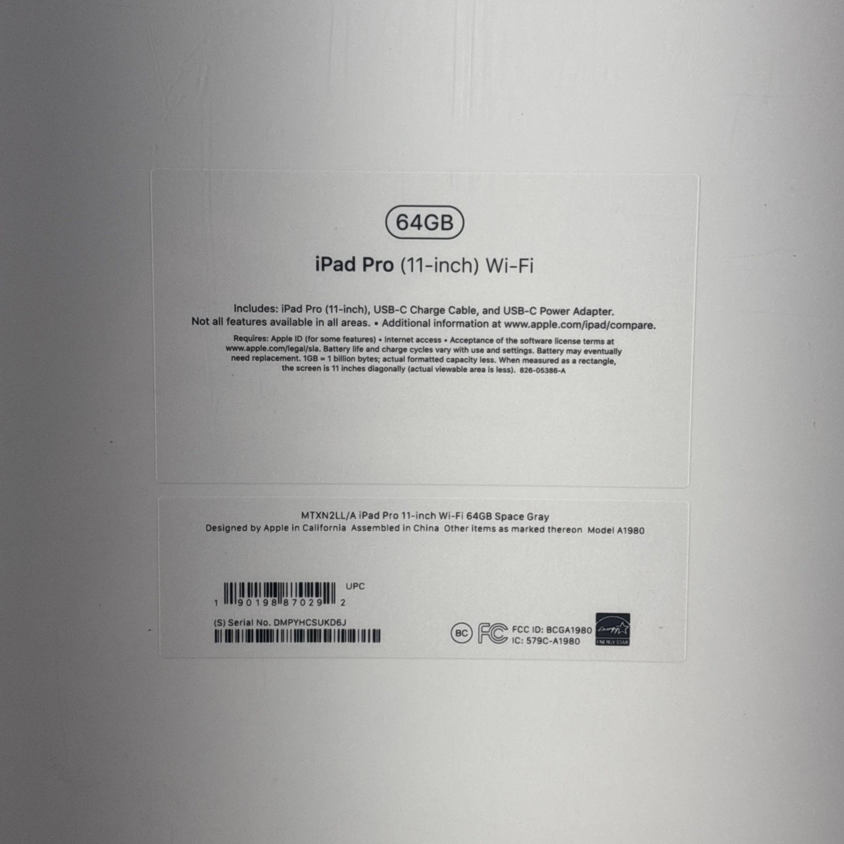 iPad (モデル A1980) スペースグレー iPad mini Wi‑Fiモデル 512GB - スペースグレイを購入