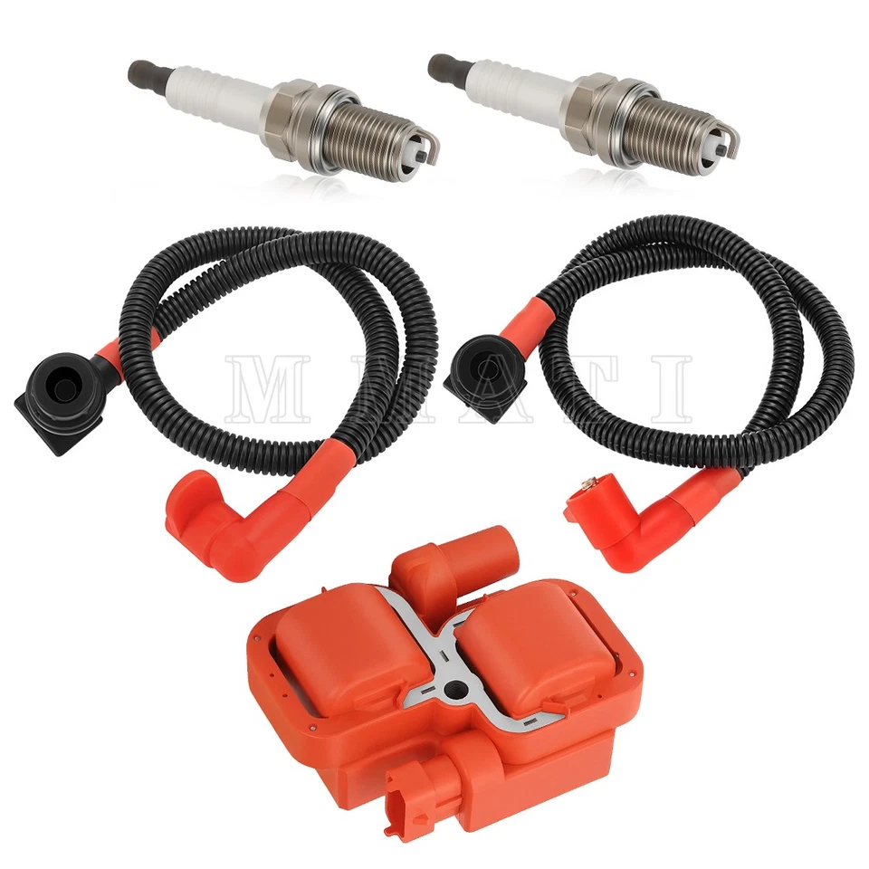 Bobina de encendido y bujía con tapa de cable para Polaris RZR 800 Ranger 800 2011-2016 Foto 4 de 4