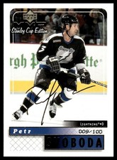 1999-00 Upper Deck MVP Gold Script Petr Svoboda 9/100 #172 *Noles2148*