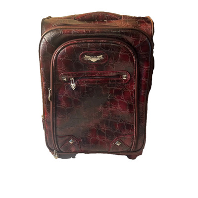 Kathy Van Zeeland Luggage Rolling Carry On Expandable 4 Wheels Suitcase 21 