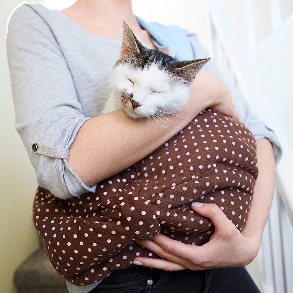 Dog Carrier Sling Adjustable Pet Crossbody Carrier Reversible Puppy Carrier