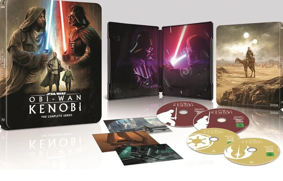 Star Wars Obi Wan Kenobi komplett Serie 4k UHD Steelbook Edition deutsch NEU+OVP