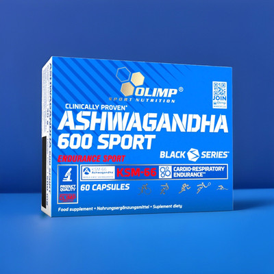 (330,00 /kg)Olimp Ashwagandha 600 Sport(60 Caps)(Gesamtinhalt 30g)
