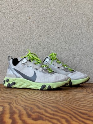 Nike React Element 55 Damen Sneaker Grau/Grün Gr. 37,5 (US 6,5) CT2546-001