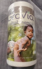 GroVia Bioliners All Natural Diaper Liners 200 Ct-Unscented-Dye/Fragrance Free