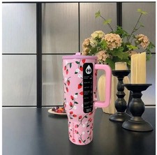 NEW IN USA ON HAND LIMITED EDITION Pink Straw...