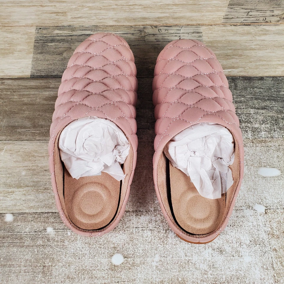 FitFlop Chrissie Women Padded Slippers Sz 5 Fleece Lined Slip On Round Toe - Image 4 of 4