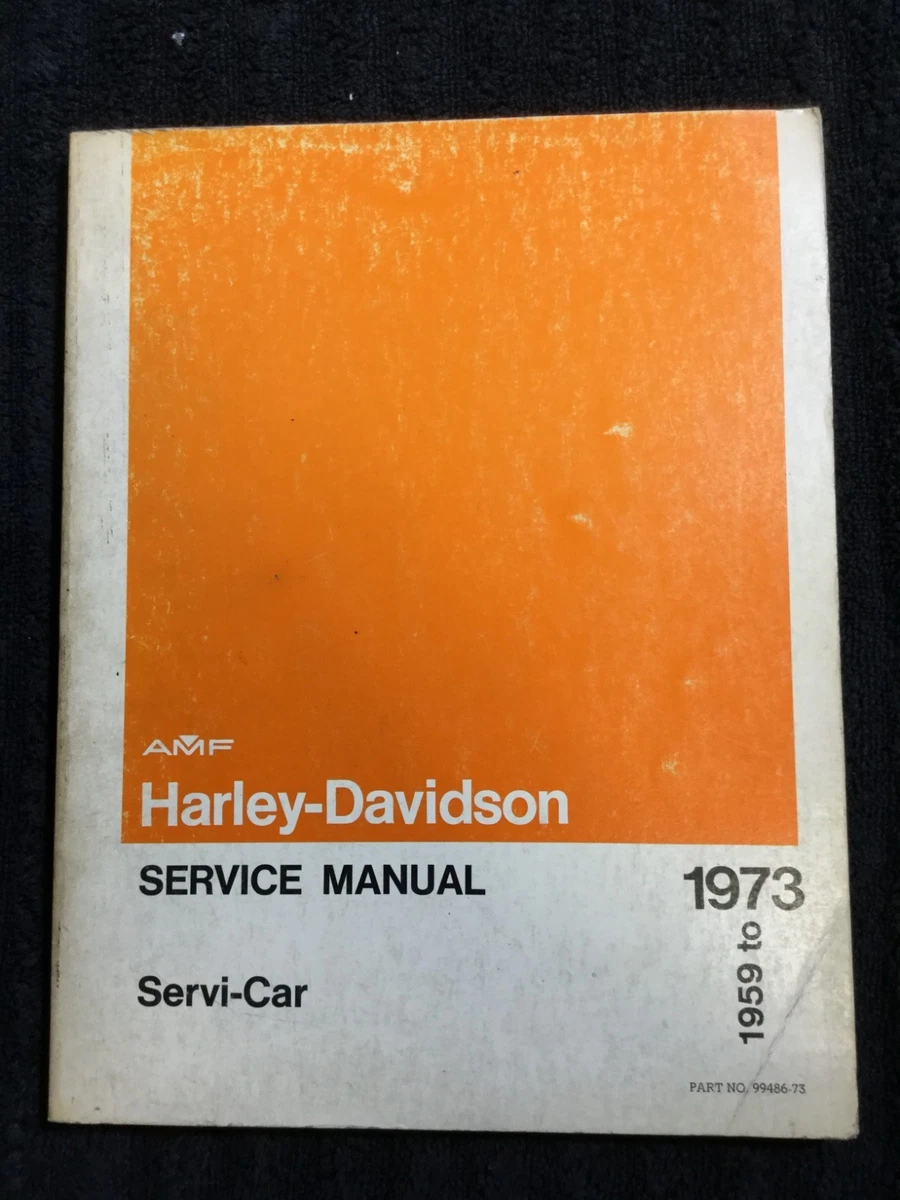 Harley-Davidson 1973 Year Motorcycle Repair Manuals & Literature