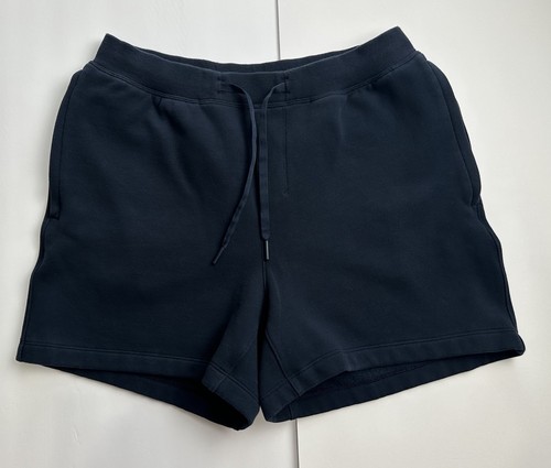 Lululemon Steady State Relaxed Shorts Medium Blue 5" Inseam Drawstring LM7BD4S