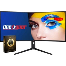 Deco Gear 40" Curved Ultrawide Nano IPS Monitor (Open Box) with 1 Year Warranty