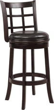 New In Box Christies Home Furniture 29" Swivel Barstool Brown $175 FLD75