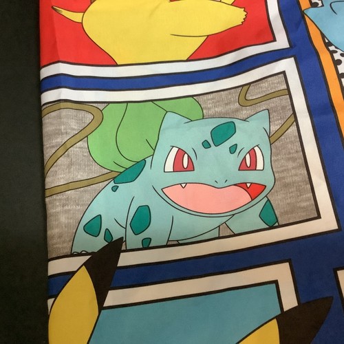 Pokemon Kids Room Light-Filtering Window Curtains 3 Same-Size Panels 40 W x 64 L - Picture 4 of 15