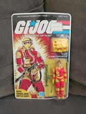 1984 G.I.JOE BLOWTORCH 1ST ISSUED 32 BACK U.S.CARD NO CREASES NO RESERVE MOC