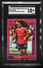 2021 Merlin Collection Chrome UCL Pink Mojo Refractor /275 Hannibal Mejbri 0t9u