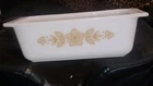 Pyrex Gold Butterfly Loaf Pan 913 8.5 X 4. 5 X 2.5 Made In USA Ovenware Vintage