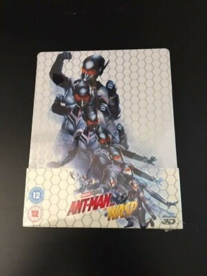 ANT-MAN AND THE WASP 3D AND 2D BLU-RAY STEELBOOK 2018 BRAND NEW - FREE SHIPPING!