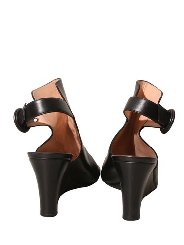 GIUSEPPE ZANOTTI Leather Wedge Sneakers (SIZE 37) - Picture 5 of 5