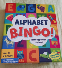 Loto Enfant 2 Ans Jeu Bingo Alphabétique Peaceable Kingdom - Apprentissage Lettres Majuscules - 2 à 6 Joueurs - Dès 4 Ans Alfabeto Bambini