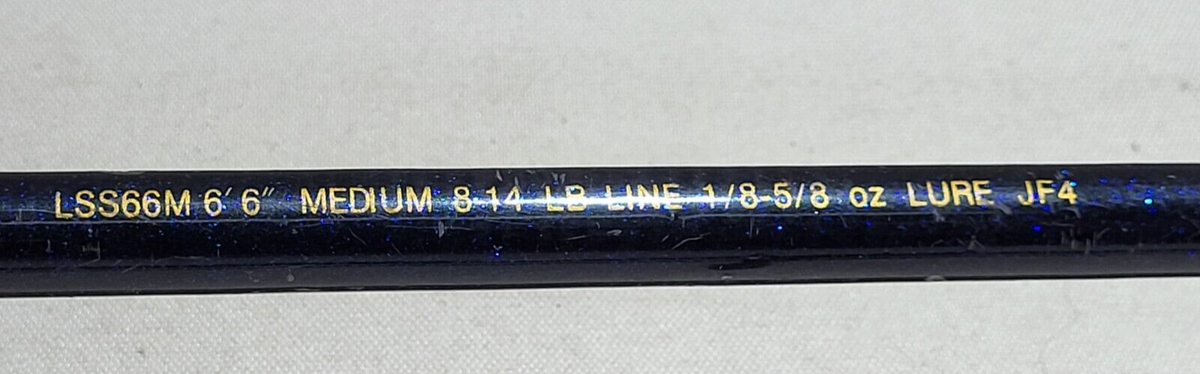QUANTUM LAZER STIK 6'6 GRAPHITE, MED CASTING ROD LSS66M, 2 QUANTUM LAZER STIK 6'6 GRAPHITE, MED CASTING ROD LSS66M, 2
