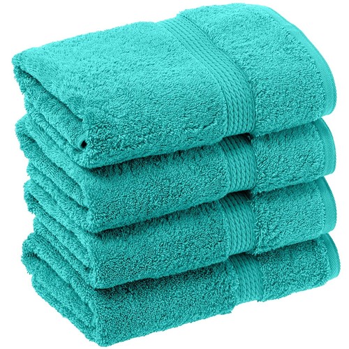 Juego de 4 toallas de mano gruesas de algodón egipcio, toallas absorbentes y de felpa de gran tamaño - Imagen 107 de 112