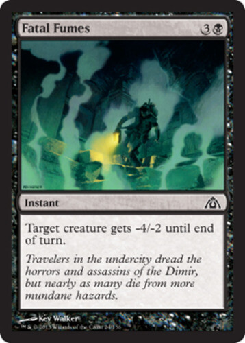 4x Fatal Fumes MTG Dragon's Maze NM Magic Regular