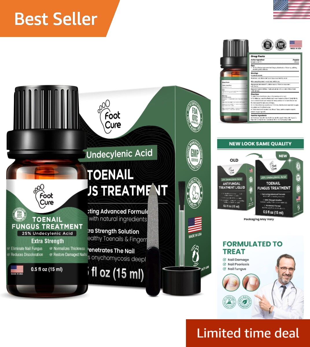Advanced Nail Fungus Treatment - Nail Repair & Softening