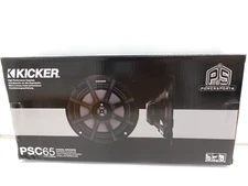 Kicker 51PSC654 6.5" 160mm 4-Ohm PowerSports Weather-Proof Coaxial Speakers Pair
