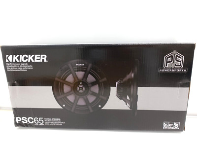 Kicker 51PSC654 6.5'' 160mm 4-Ohm PowerSports Weather-Proof Coaxial Speakers Pair