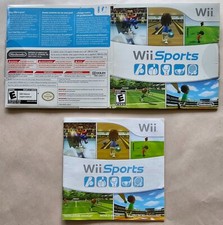 Nintendo Wii Sports Sleeve and Manual Only - No Game