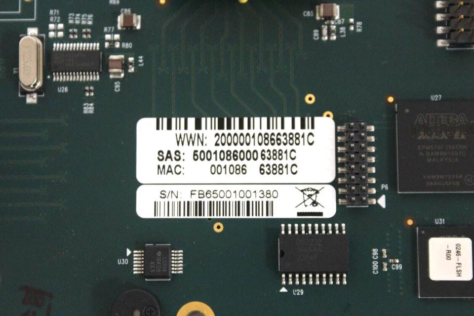 Puente ATTO Fibrebridge 6500E FCBR-6500-ES1 Stratus Fibre Channel a SAS Foto 4 de 4