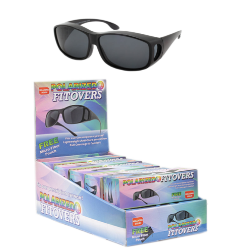 Polarized Fit Over Counter Display Program 12 Polarized Sunglasses Retail Ready - Afbeelding 1 van 6