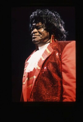 james brown fancy dress James Brown Godfather of Soul Red Sequined costume Original 35mm  Transparency