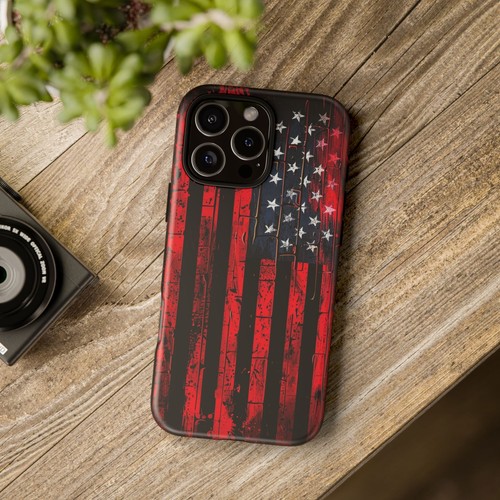 iPhone/Galaxy/Google Rugged American Flag Neon Colors Patriotic Tough Phone Case - Picture 19 of 274