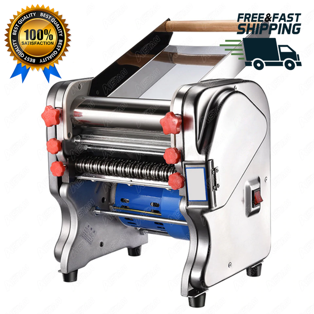 Commercial Electric Dough Roller Sheeter Noodle Pasta Dumpling Maker