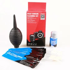 Camera Sensor Cleaning Kit(Sensor Cleaning Swab+air blower+Dustless fingerstall)