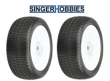 Pro Line 9062-32 1/8 Buck Shot M3 Front/Rear Buggy Tires Mounted 17mm White HH