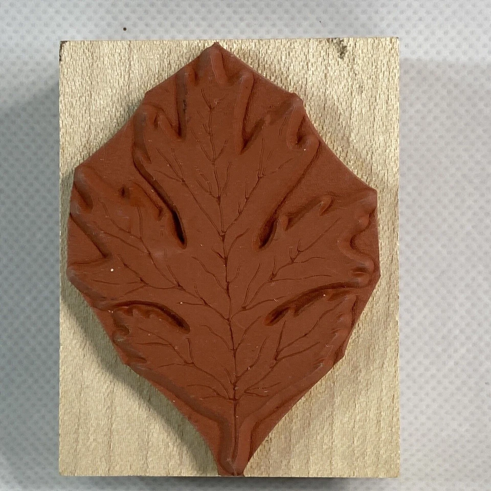 Hero Arts大号秋叶E488橡皮图章 — 第 2/4 张图片