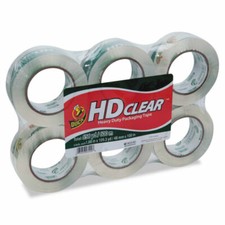 Duck HD Clear Heavy-Duty Packaging Tape, 1-7/8" x 109.4 Yd., Crystal Clear, Pa
