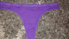 NeW Vs cotton thong Panty Size medium purple 