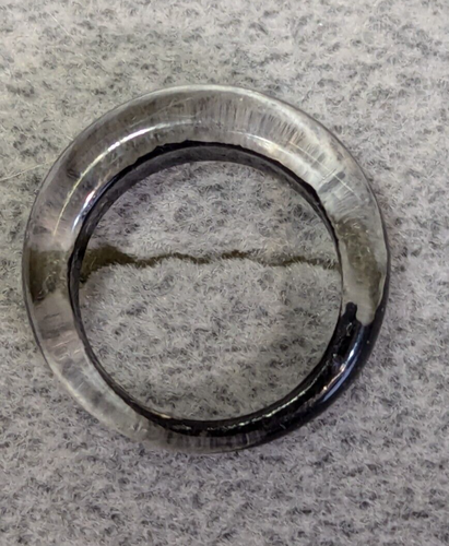 Vintage Resin Tibetan Design Ring 1980s Size 6.5 - Picture 4 of 5