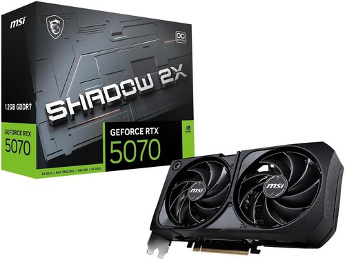 MSI GeForce RTX 5070 12GB SHADOW 2X OC HDMI 3x DP PCI Express 5.0 Graphics Card - Picture 10 of 12