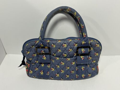 Vera Bradley Carry All Tote/Bag 10" x 6" x 5" "Emily" Retired Pattern 2004 USA