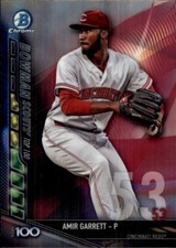2017 Bowman Chrome Scouts Top 100 REFRACTOR #BTP53 Amir Garrett REDS