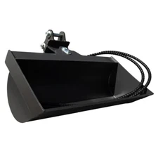 HUAYEE 32in 800mm Tilting Bucket for Mini Excavator with Pins and Hose stock