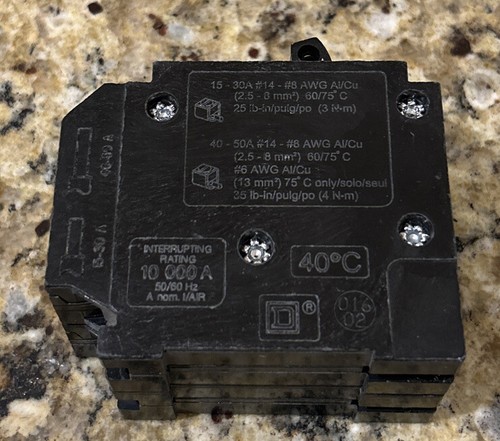 Square D HOMT2020230CP Double-Pole Quad Circuit Breaker 30A 120/240V NEW! - Picture 3 of 4