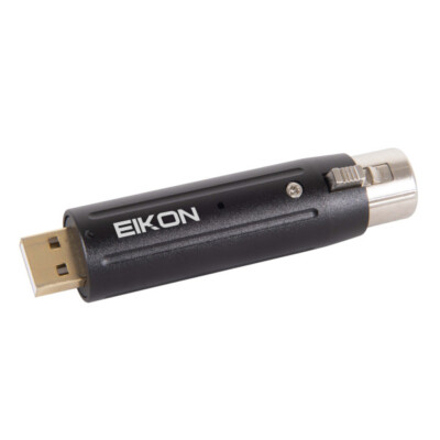 Eikon EXUSBx1 USB Soundkarte XLR für Mikrofon Studio Streaming Interface Adapter