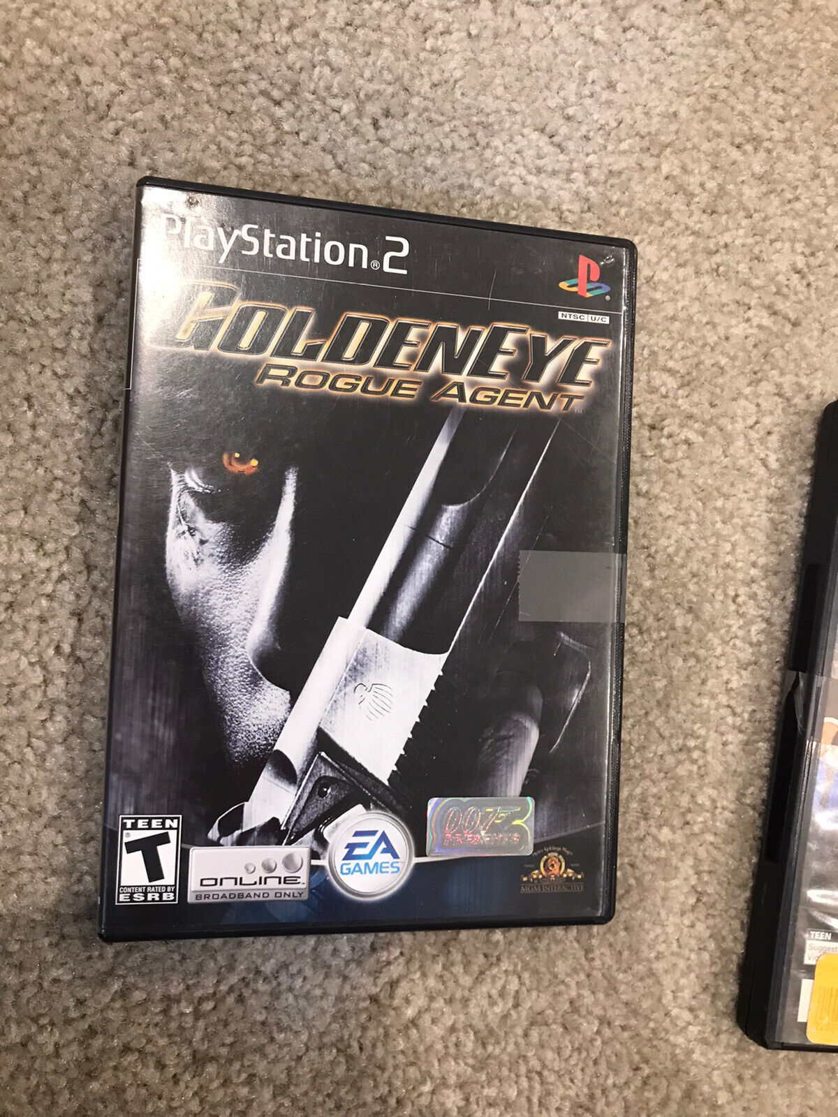 PS2 James Bond 007 Lot - Agent Under Fire & Goldeneye Rogue Agent